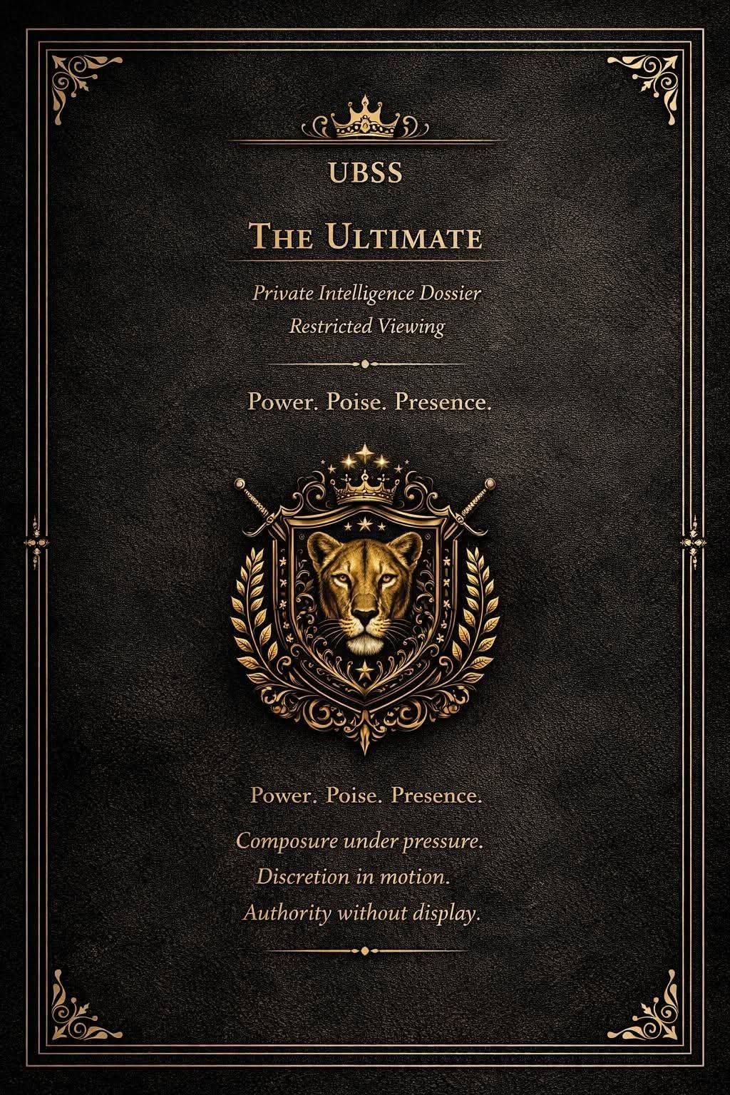 Ultimate Bitch Secret Service dossier artwork