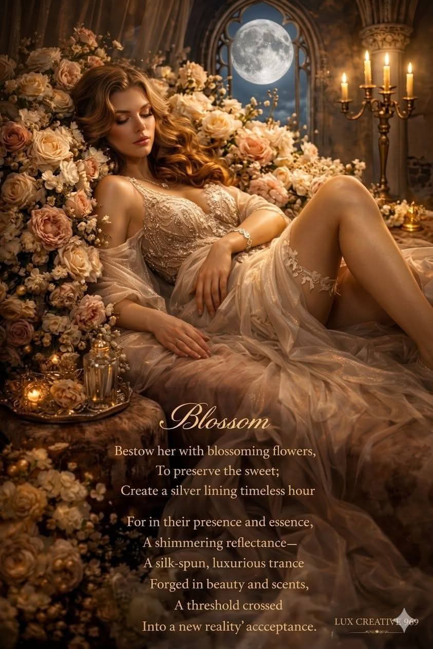 Blossom original poetry artwork