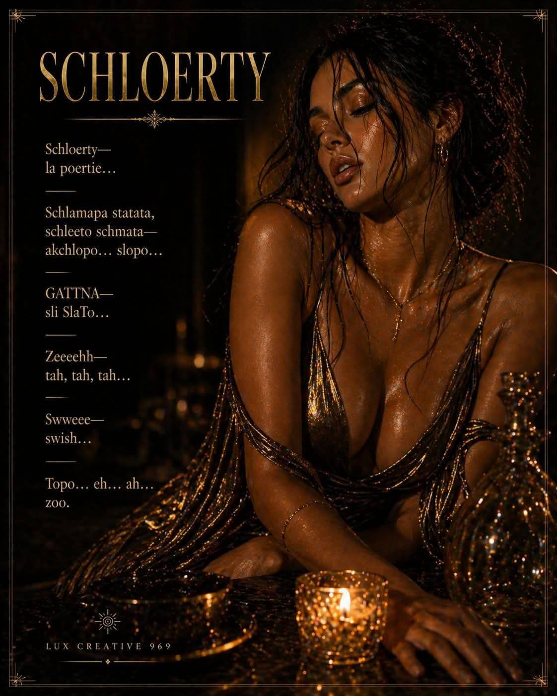 Schloerty original poetry artwork