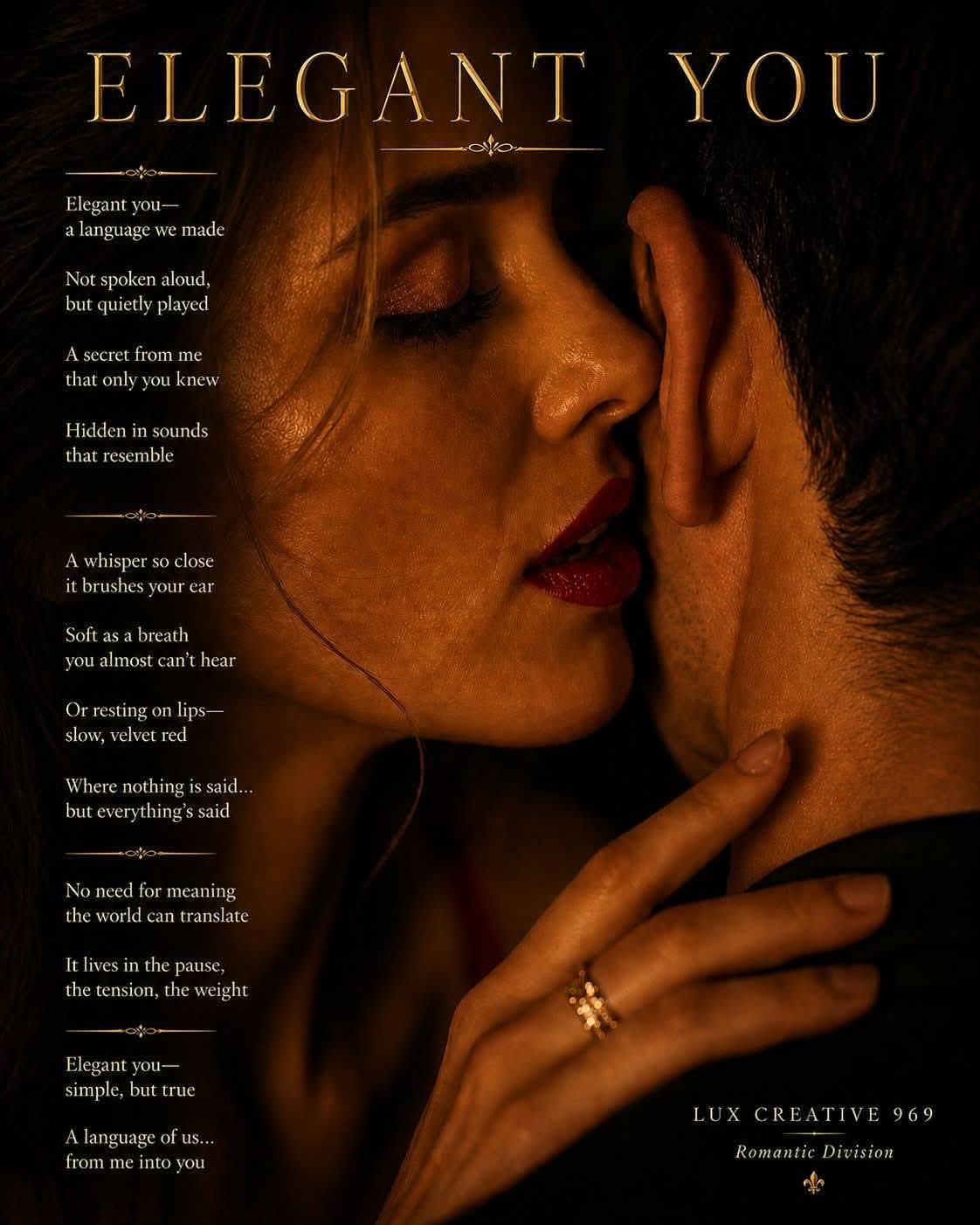 Elegant You original poetry artwork