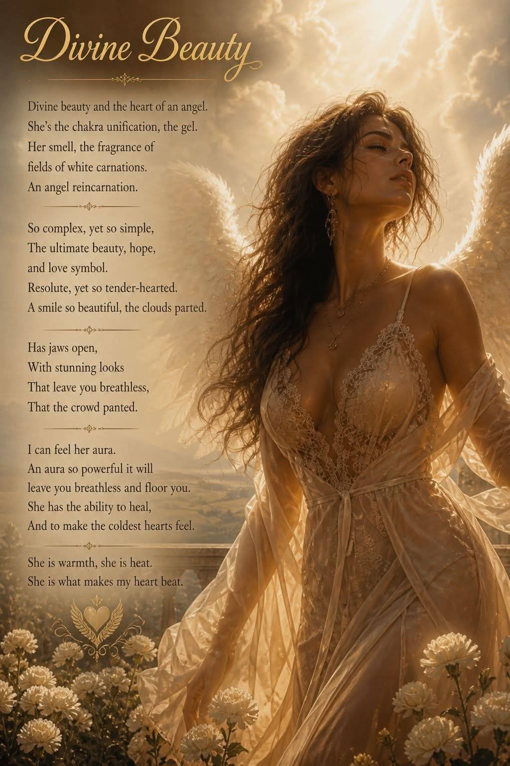 Divine Beauty original poetry artwork