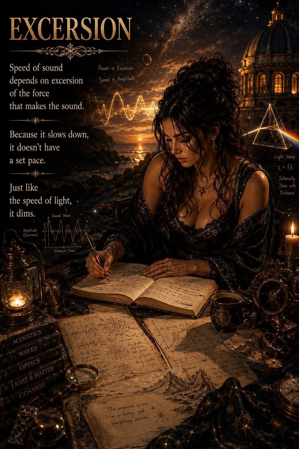 Excersion original poetry artwork